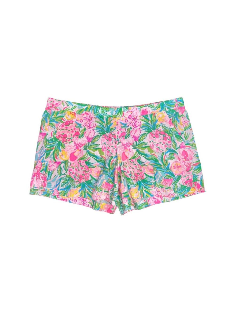 Lilly Pulitzer Ocean View Resort Shorts Pear Necessities Women's Large